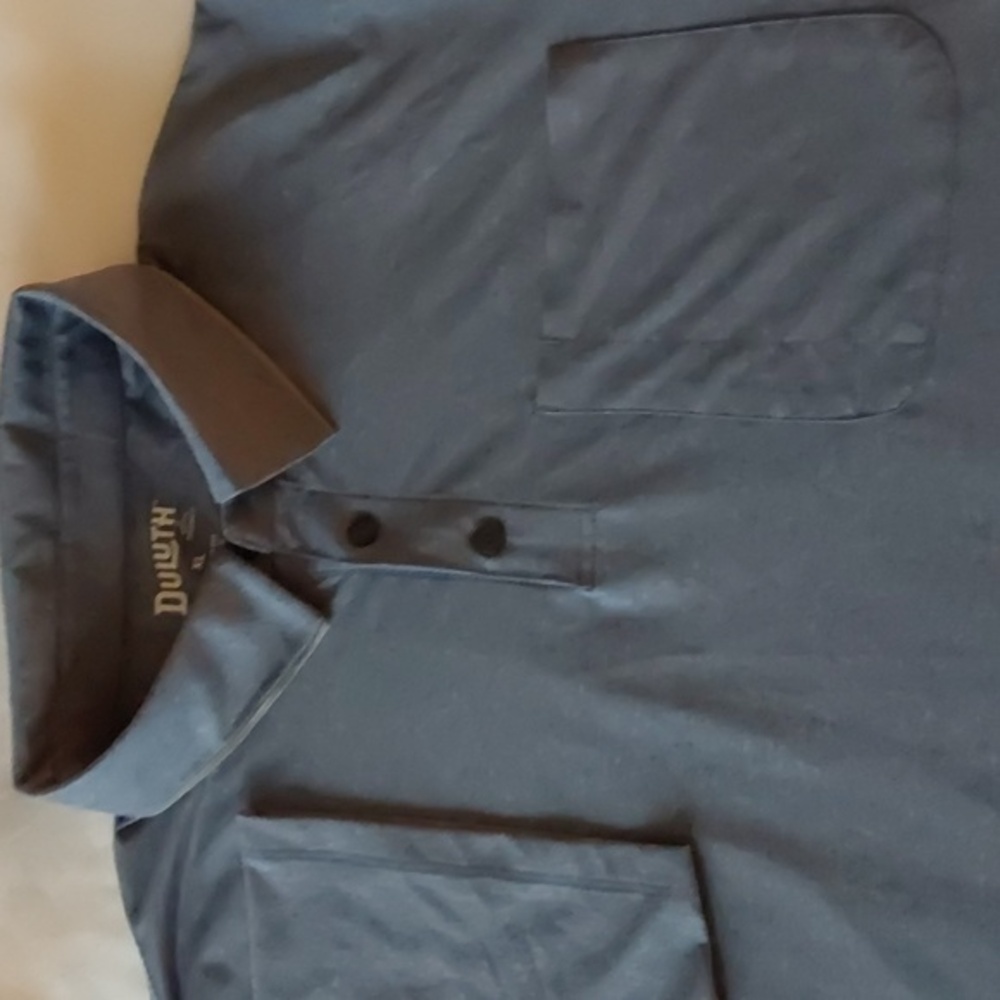 Men's Duluth Standard Fit Blue XL Polo Shirt
